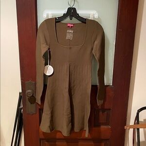 STAUD Deora Dress in Sergeant Green